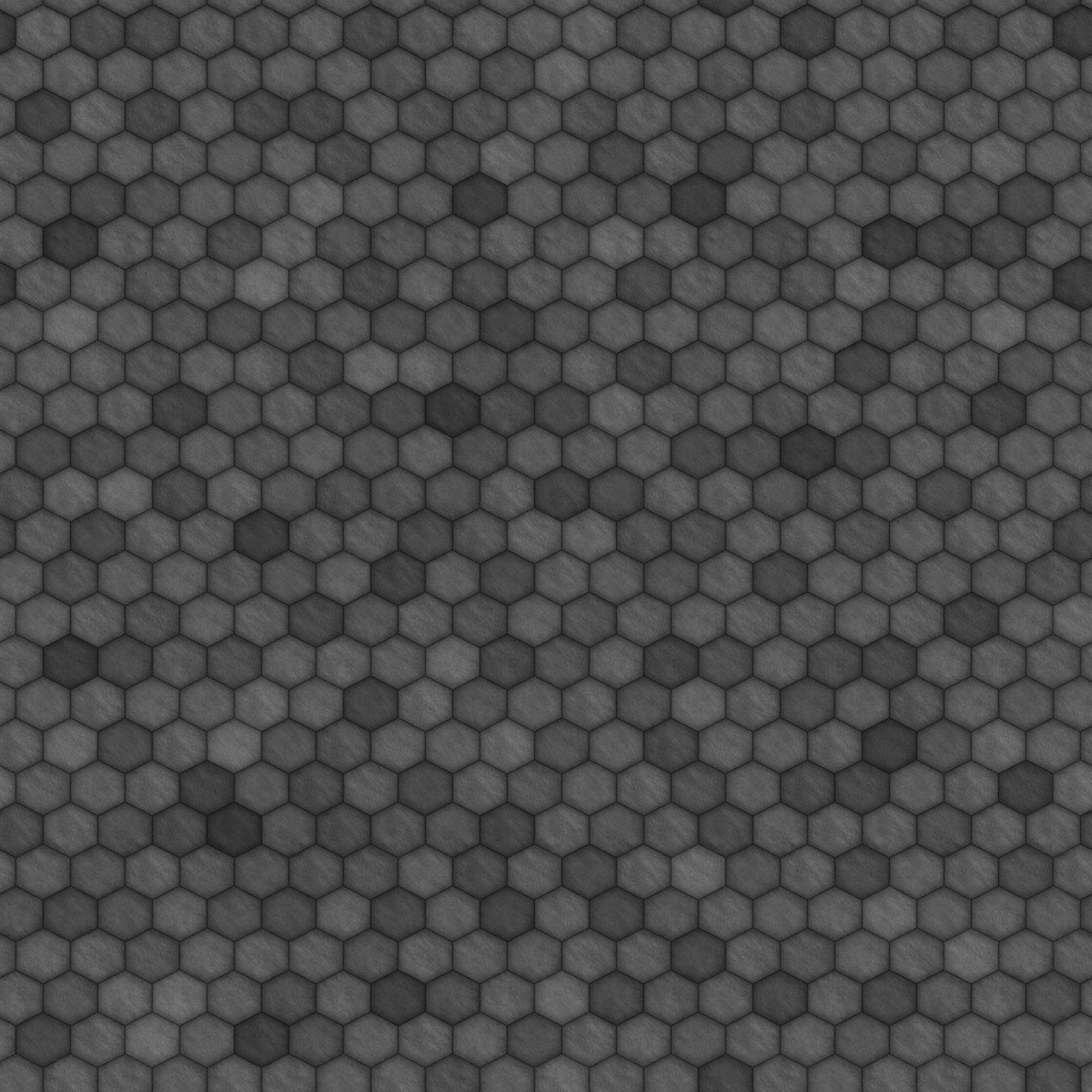 Gray Stone Textured Hexagon Pattern