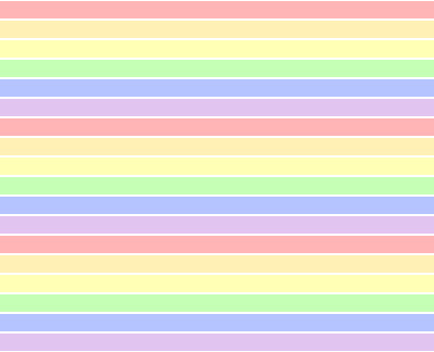 Light Rainbow Stripe Pattern