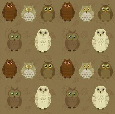 Fall Owl Pattern