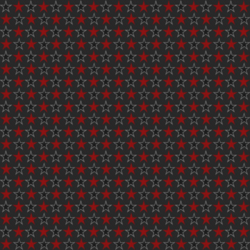 Red and Black Star Pattern