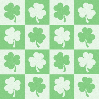 Clovers Checkered Pattern