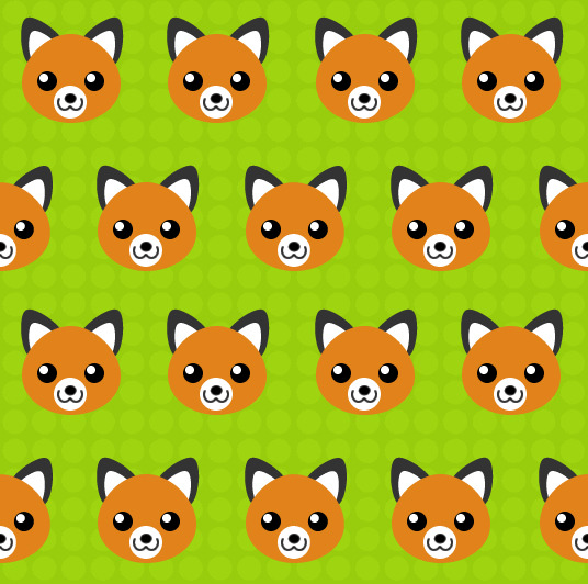 Cute Fox Pattern