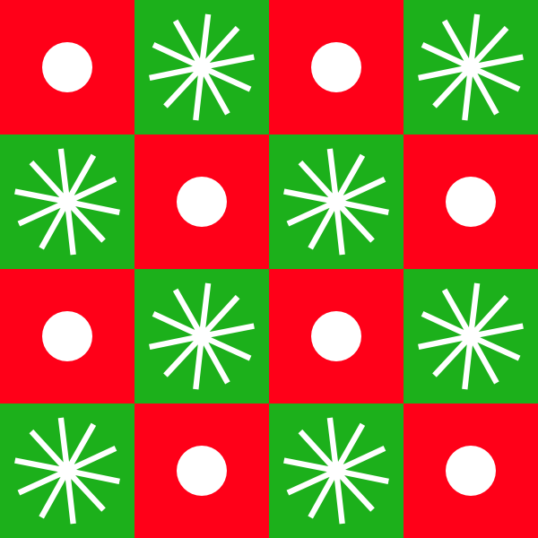 Festive Snowflake Pattern