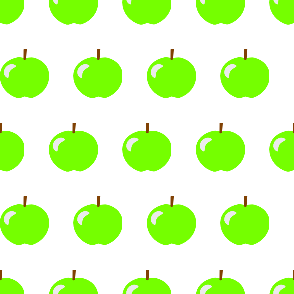 green apple pattern transparent png