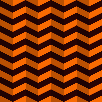 Orange & black Chevron pattern