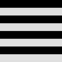 black and white horizontal stripes