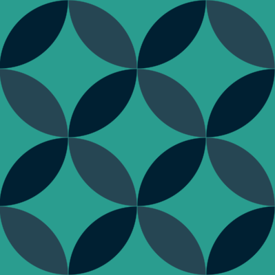 CSS3 blue overlapping circles pattern