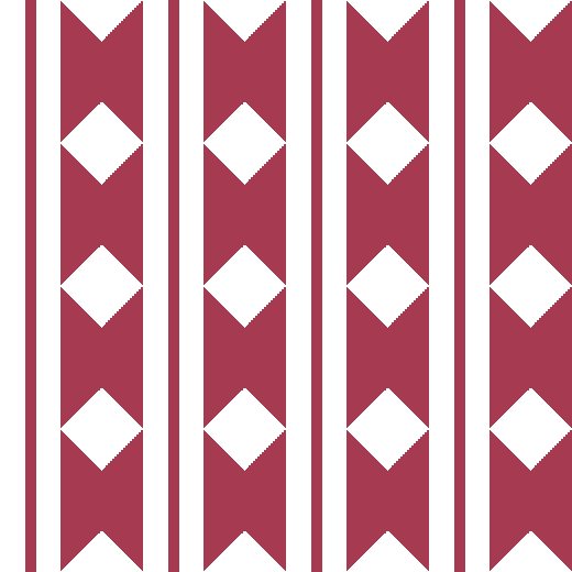 CSS3 burgundy stripes and diamonds pattern