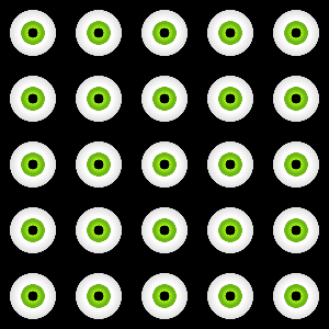 CSS3 eyeball pattern