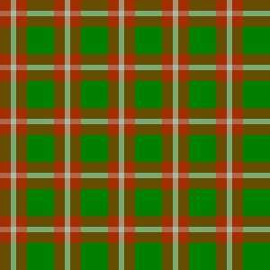 CSS3 red and green plaid pattern