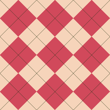 CSS3 red and tan argyle pattern
