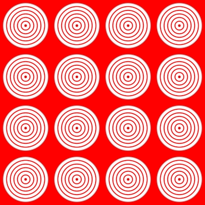 CSS3 red target pattern