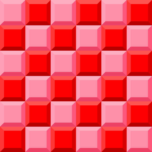 red and pink square checkered pattern