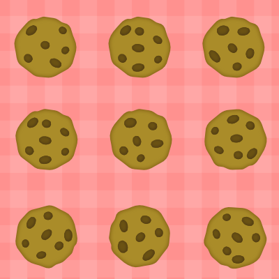cookie pattern pink plaid background