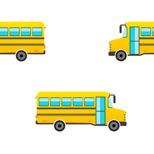 school bus pattern transparent png