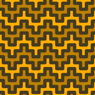brown and orange chevron
